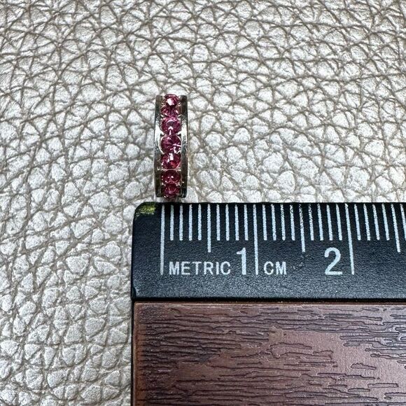 Helzberg Diamonds - Pink Crystal Stoppers Qty 2 - Picture 3 of 3